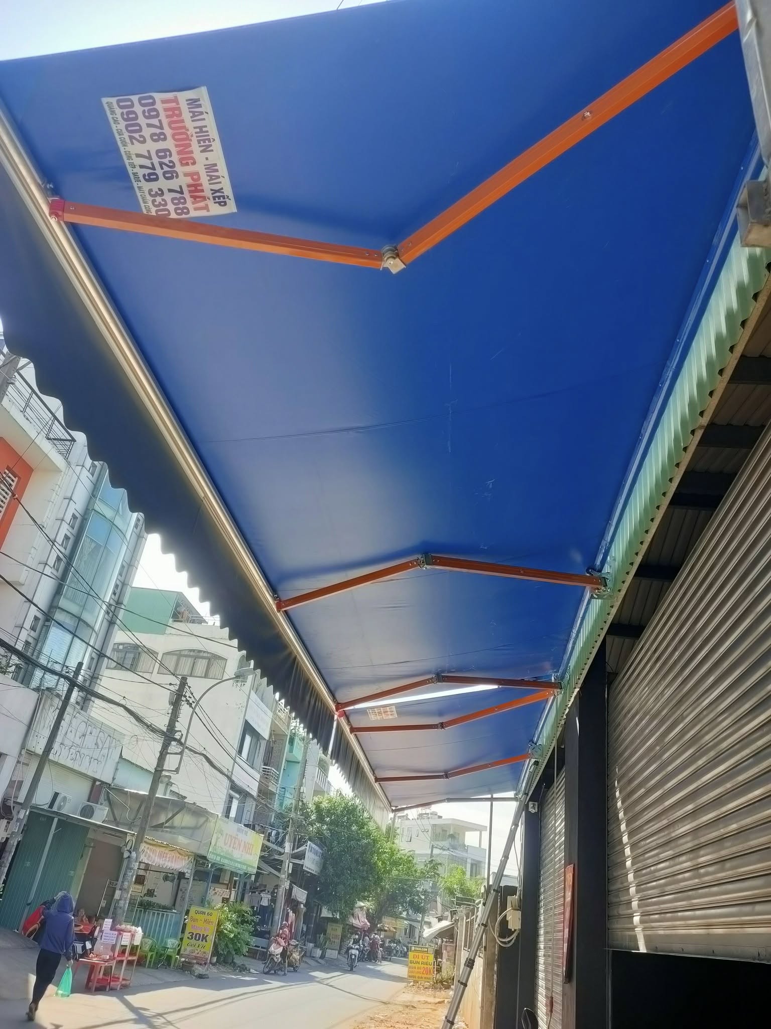 Mái Bạt Xếp Phường Tân Đông Hiệp - Bán Bạt Che. Đông Hoà. linh kiện Mái Hiên. Mái che Phường Dĩ An. Mái Bạt Kéo Bình Dương. TP.HCM