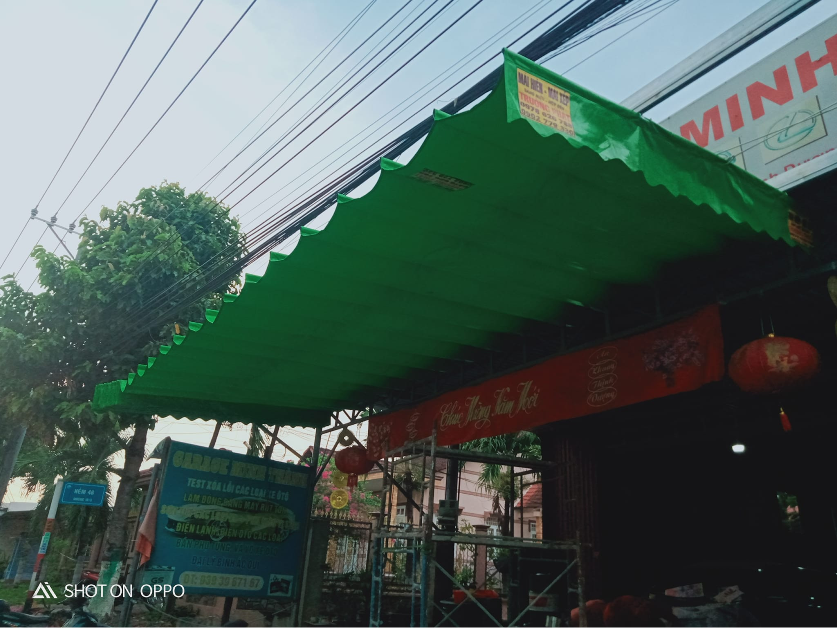 Mái Xếp Di Động Bình Dương - Bán Bạt linh kiện Mái Hiên che mưa nắng giá rẻ đẹp Dĩ An.BD 