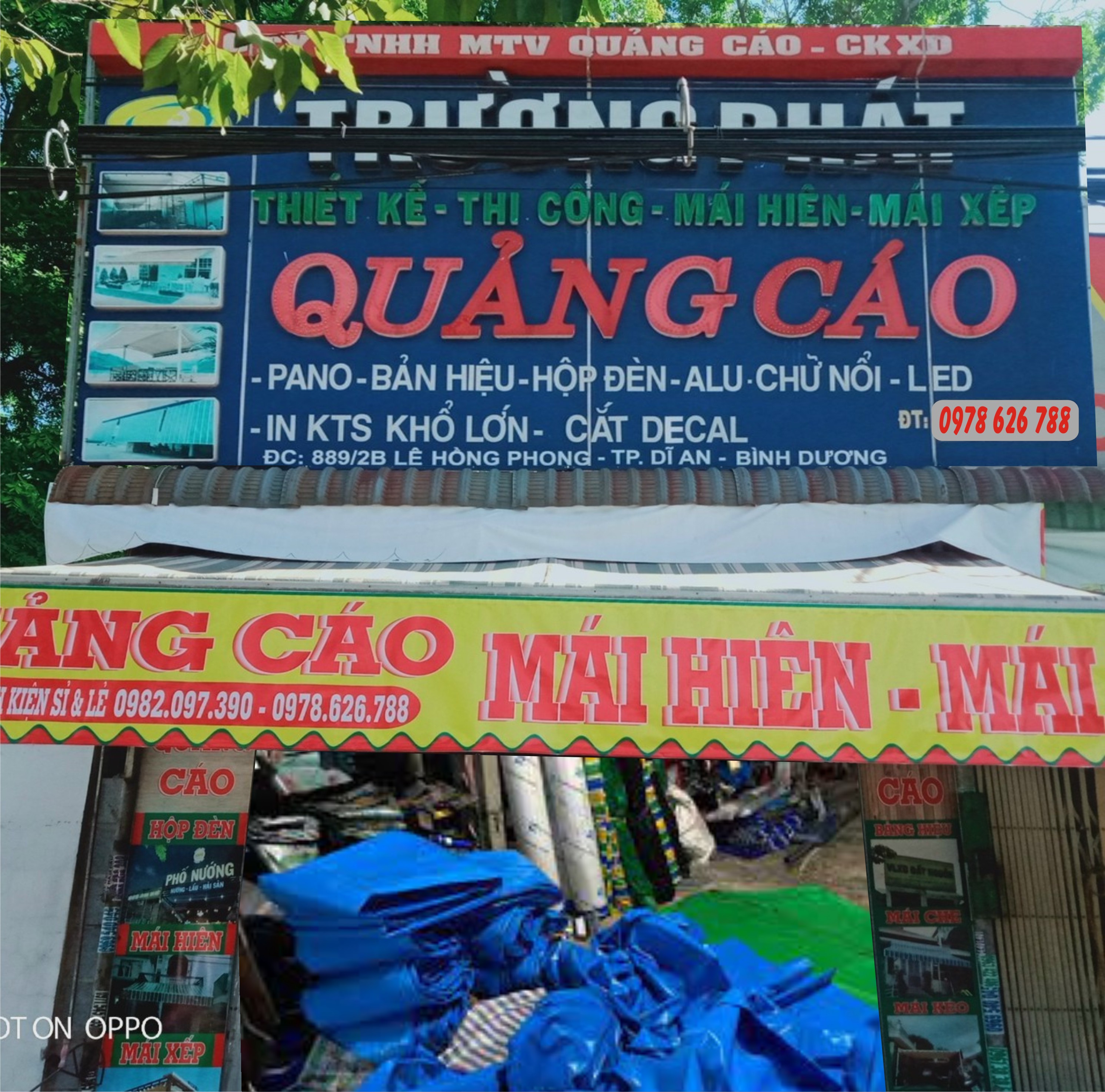 Quảng Cáo Dĩ An Bình Dương. Bảng Hiệu - Hộp Đèn Dĩ An. ALU - Chữ Nổi TP.Dĩ An Bình Dương 